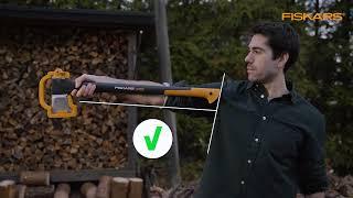 How to choose the right size splitting axe | Fiskars