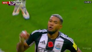 Joelinton Goal, Nottingham Forest vs Newcastle United (1-2) All Goals and Extended Highlights