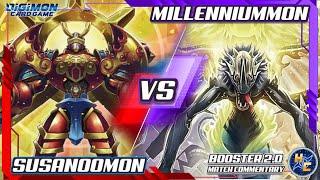 Susanoomon vs Millenniummon - Booster 2.0 Matchplay Commentary