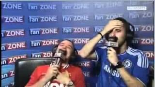 Fanzone reaction to Fernando Torres miss vs Manchester United