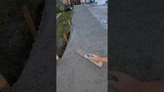 exposed aggregate concrete, same day wash. #construction #concrete #easy #new