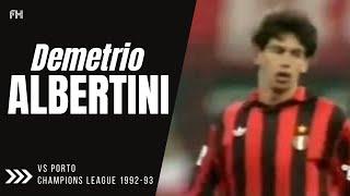 Demetrio Albertini ● Skills ● AC Milan 1:0 Porto ● Champions League 1992-93