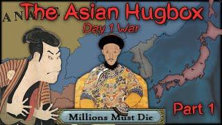 Japan: Day 1 War | The Asian Hugbox Part 1