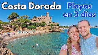 Playas de la COSTA DORADA en 3 días | Las 15 Mejores Calas y Playas  GUÍA DE VIAJE (4K) Cataluña