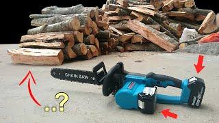 Is This Cheap Cordless Electric Chainsaw Powered by 2 Makita Batteries Any Good?