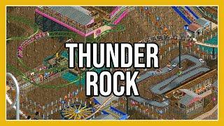 Thunder Rock | Replaying the original RCT scenarios | Rollercoaster Tycoon Classic