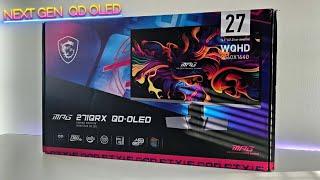 Best QD OLED Monitor in 2024? - MSI 271QRX First Impressions QD OLED GEN 3