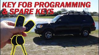 TOYOTA SEQUOIA REMOTE KEY FOBS AND SPARE KEYS (PROGRAMMING)