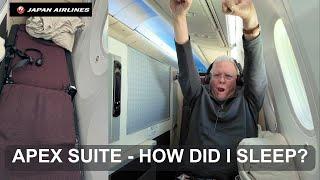 Japan Airlines APEX Suite - How did I sleep on this flight from Frankfurt to Tokyo's Narita?