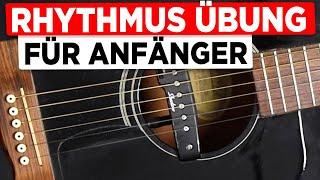 Einfache Rhythmusübung - Gitarre lernen für Anfänger