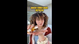 HOW TO REFRESH CURLY HAIR IN UNDER 5 MINUTES (no water needed)