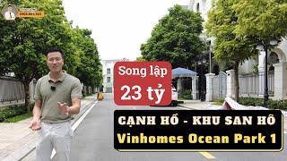 Vinhomes Ocean Park 1- Bán song lập 150m2, gần hồ Ngọc Trai, công viên. Giá tốt nhất hiện tại.