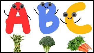 ABC Phonics | Phonics sounds of Alphabet | A to Z Vegetables