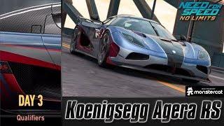 Need For Speed No Limits: Koenigsegg Agera RS | Proving Grounds (Day 3 - Qualifiers)