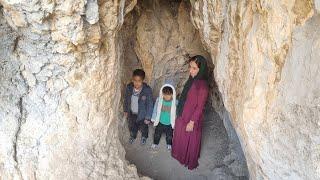 Nomadic Courage: A Mother's Brave Rescue of Her Children Trapped in a Cave!