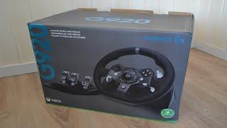 Logitech G920 Racing Wheel Unboxing Review in 2022 !