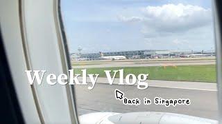 sub) Weekly Vlog | back in SG | torturous house moving