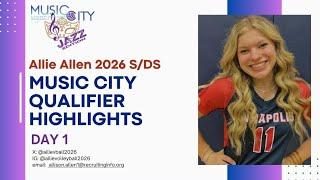 Allie Allen / 2026 S DS / Music City Qualifier highlights / Storm Performance Volleyball 16 National