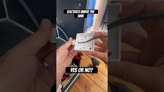 Water Vs Electrics #bathroomdesign #tools #electrician #electrical @WISKAChannel