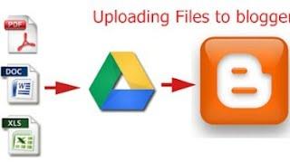 How to upload pdf and related file on blogger || Easy Way To Share Pdfs And Other Files On Blogger!