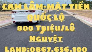 ĐẤT NỀN CAM LÂM MẶT TIỀN QUỐC LỘ 1A.