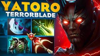 Yatoro НА ТБ ВЫТАЩИЛ ИГРУ СВОИМ ХЛИПКИМ И НИЧТОЖНЫМ СОЮЗНИКАМ| Terrorblade 7.36c