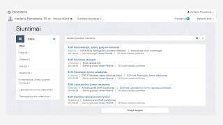 E.sveikata: siuntimas konsultacijai, gydymui ar tyrimui (pacientams)