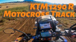 KTM 1290 Super Adventure R on MX Track | Gopro POV | 4K