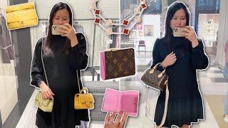 MY LAST LUXURY SHOPPING VLOG before baby *Chanel, LV, VCA, Dior*