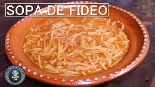 Sopa de Fideo - Sopita - Mexican Food