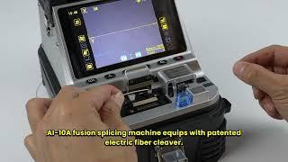 AI-10A Fiber Fusion Splicer with Electric Fiber Cleaver