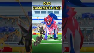 ZAMAZENTA *DUO* RAID with #1 DRAGON in Pokemon GO.