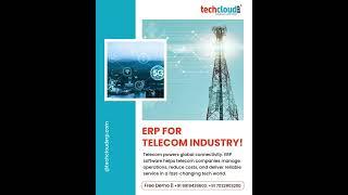 Boost Telecom Efficiency with Tech Cloud ERP | Free Demo Available!