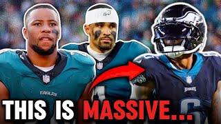 The Eagles Offense Just Got a MAJOR BOOST! + Saquon Barkley DEFENDS Jalen Hurts & MORE!