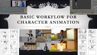 Basic Workflow for Character Animation in Blender