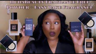 *NEW* HudaBeauty Fragrance Free Easy Bake Loose Setting Powder | Easy Bake Eau De Parfum Review/Demo