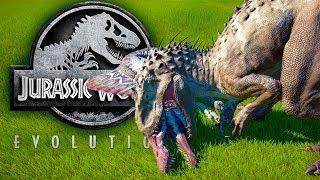 Индоминус | Спинозавр | Парк динозавров на Исла-Сорна Jurassic World Evolution