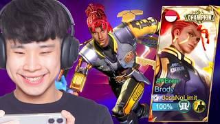 Review Skin Brody Juara Dunia AP Bren! (Mobile Legends)