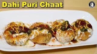 Chatpati Dahi Puri Chaat Recipe - Spicy Indian Street Food Recipe - Kitchen With Amna