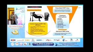 Prof  Hisham ElSayed (Prescription of RRT in AKI)