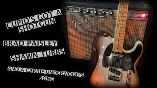 Cupid's Got A Shotgun solos || Brad Paisley and Shawn Tubbs || w/tabs