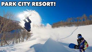 PERFECT BLUEBIRD POW DAY at Park City Resort!!