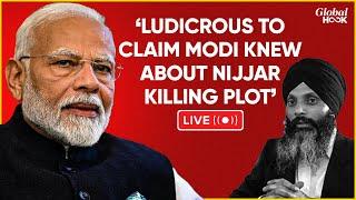 Nijjar Killing Row Live | India Calls Out Canadian Media for Linking PM Modi To Murder