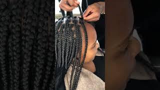 Box braids  #beginners #boxbraids #cornrows #tutorials