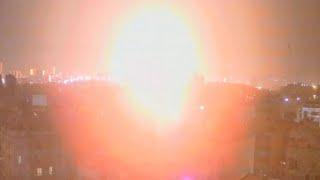 Explosions in Tehran as Israel strikes Iran | Raw video