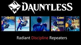 Dauntless Radiant Discipline Repeaters