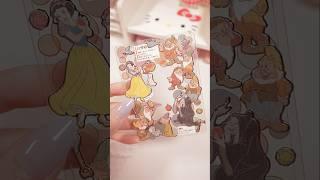 Snow White DIY Stickers Toploader #shorts #disney #snowwhite #diy #sticker #toploader