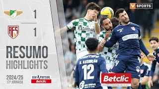 Resumo: Moreirense 1-1 AVS (Liga 24/25 #17)