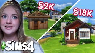 The Sims 4 but Every Starter Home is a RANDOM Budget!