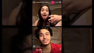 Ananya sharma and anujrehan music Instagram live today.